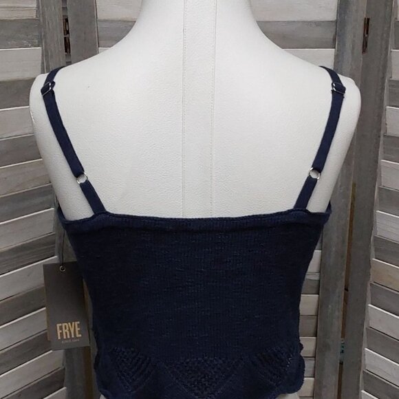 Crochet Hem Tank | Frye | Small - Picture 6 of 12